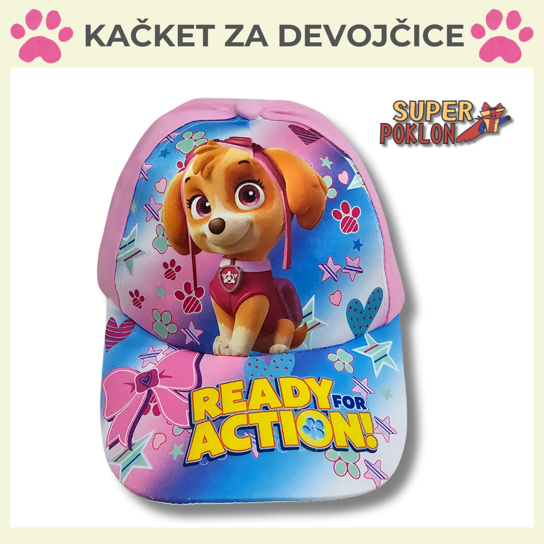 Kačket Za Devojčice- Sky Avantura 🐾❤️
