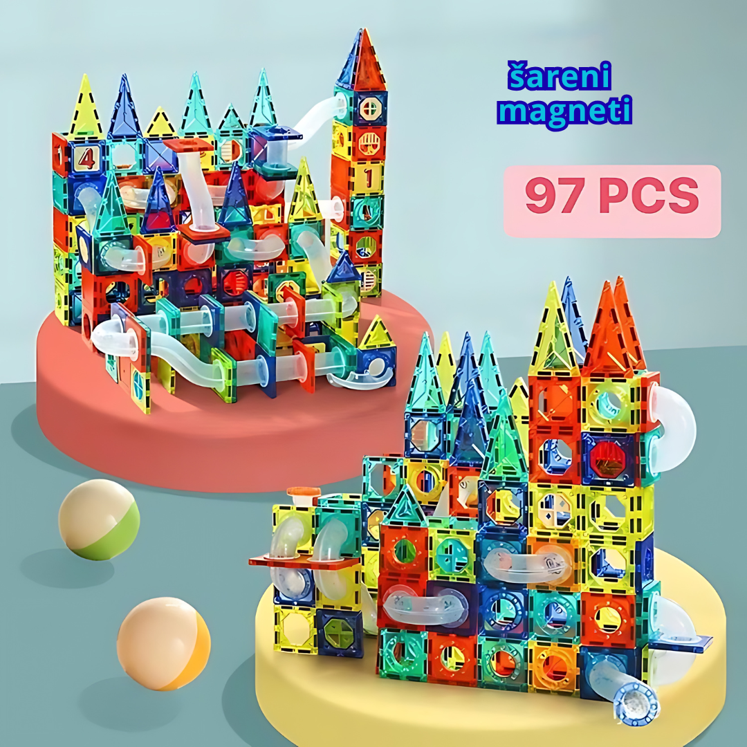 Magnetni Blokovi – 97 Delova ! 🧲🏗️