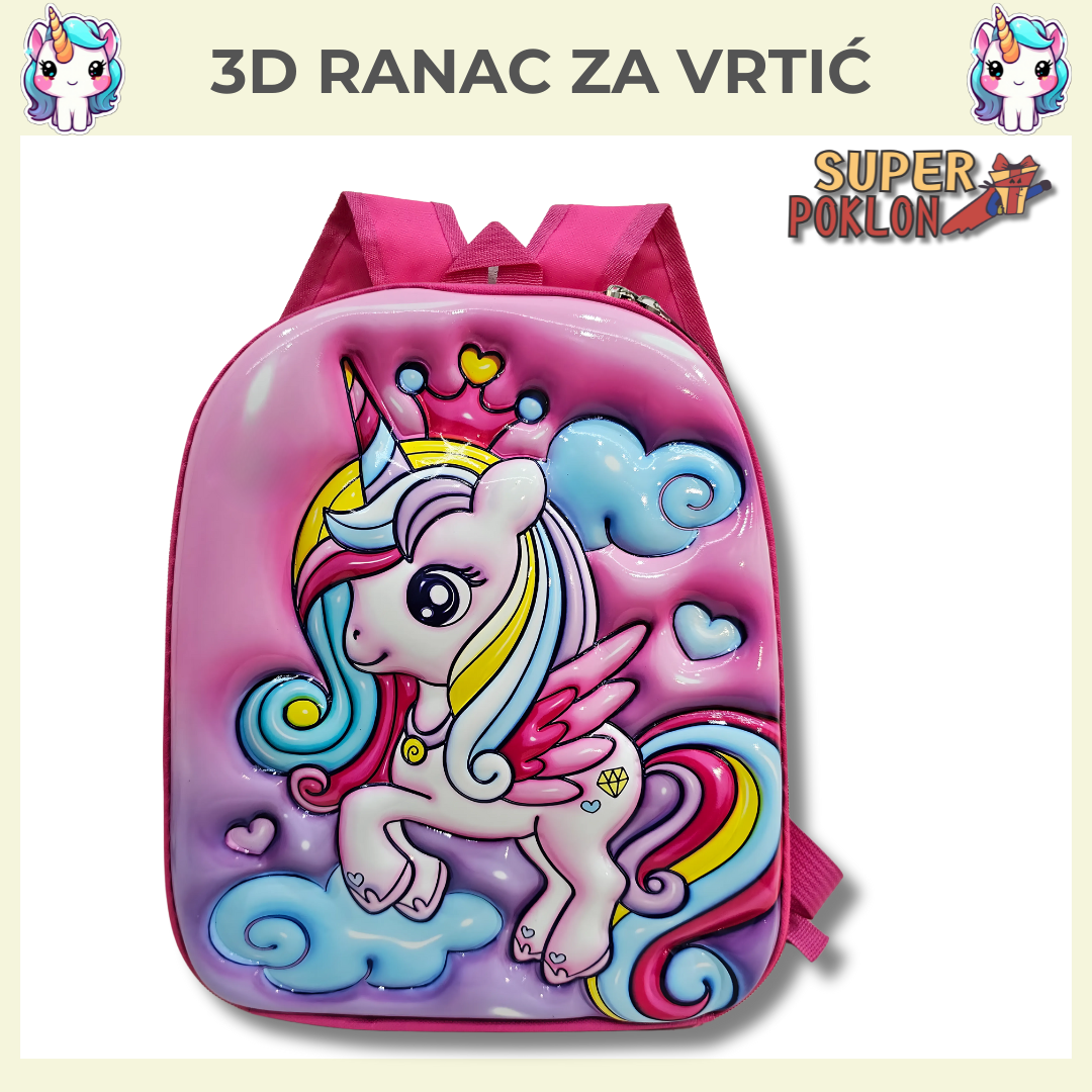 3D Ranac – Magija Jednoroga!🦄🌈