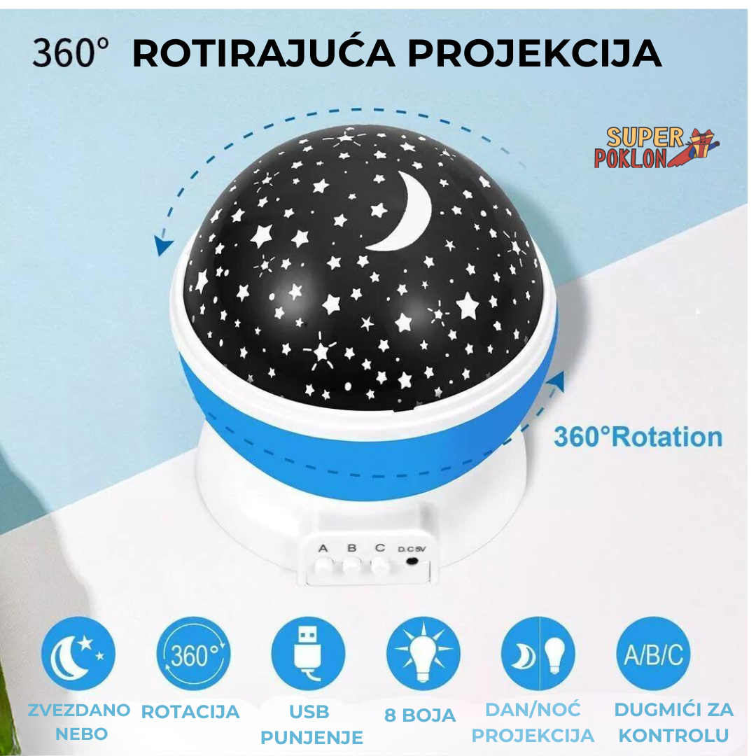 Magična Lampa - Zvezdano Nebo 🌟🌌