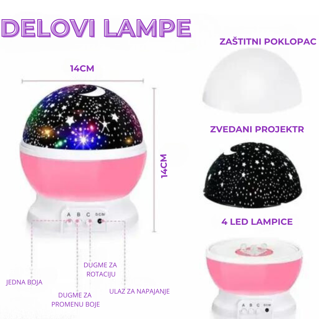 Magična Lampa - Zvezdano Nebo 🌟🌌