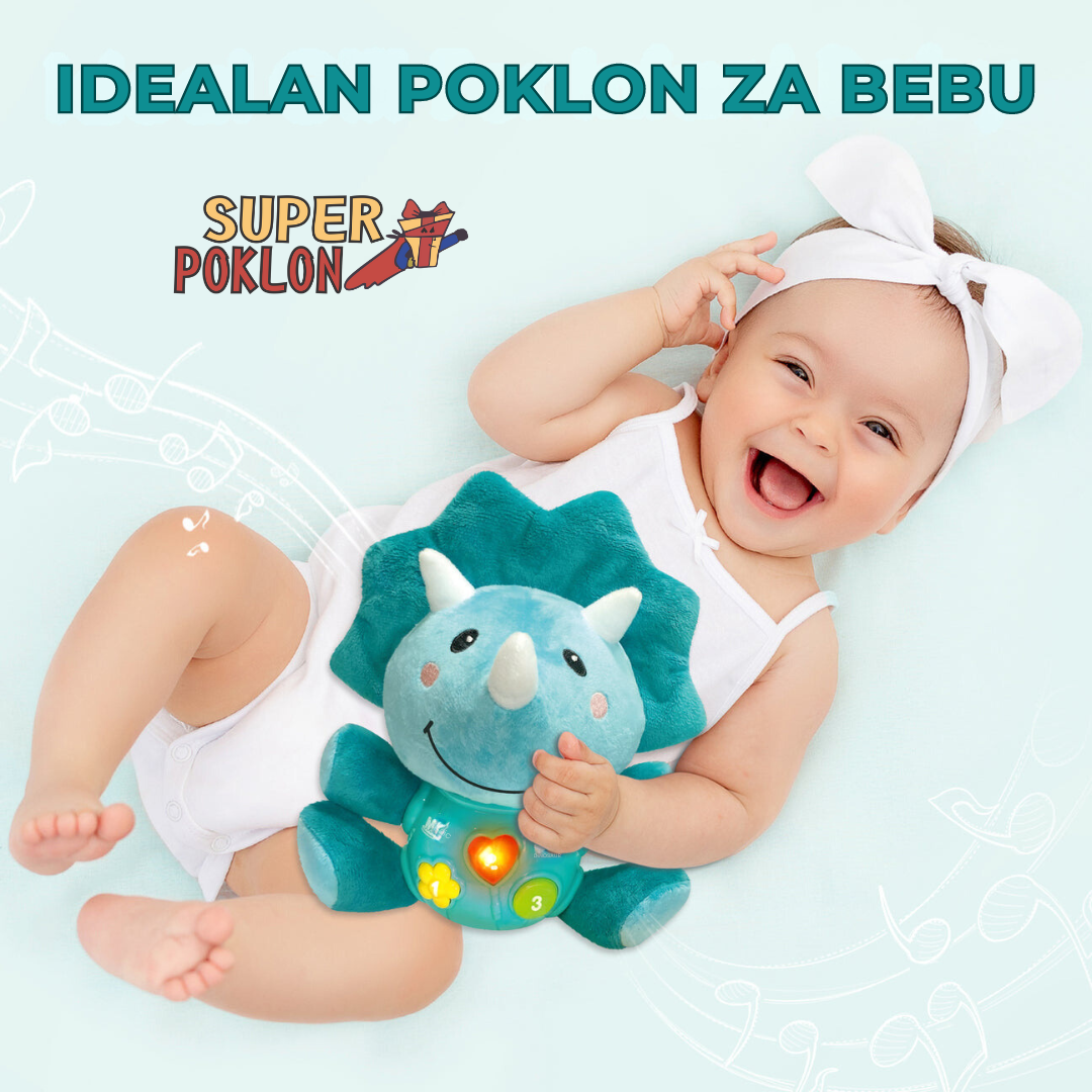 Muzički dinosaurus plišanac♫⋆。♪