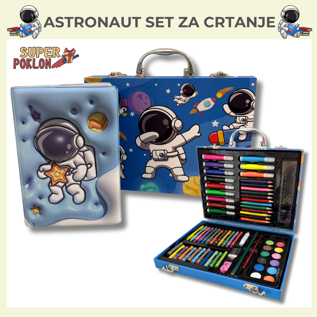 Set za Crtanje –Jednorog ili Astronaut 🚀🦄