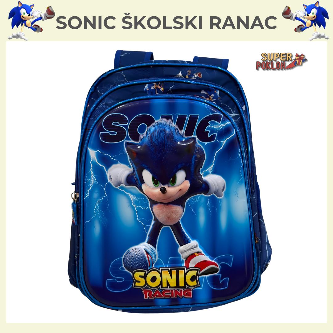 Sonic 3d ranac - Stil za svaki dan! 🎒💨