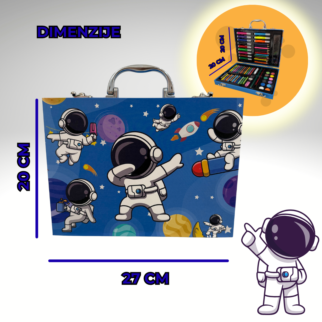 Set za Crtanje –Jednorog ili Astronaut 🚀🦄