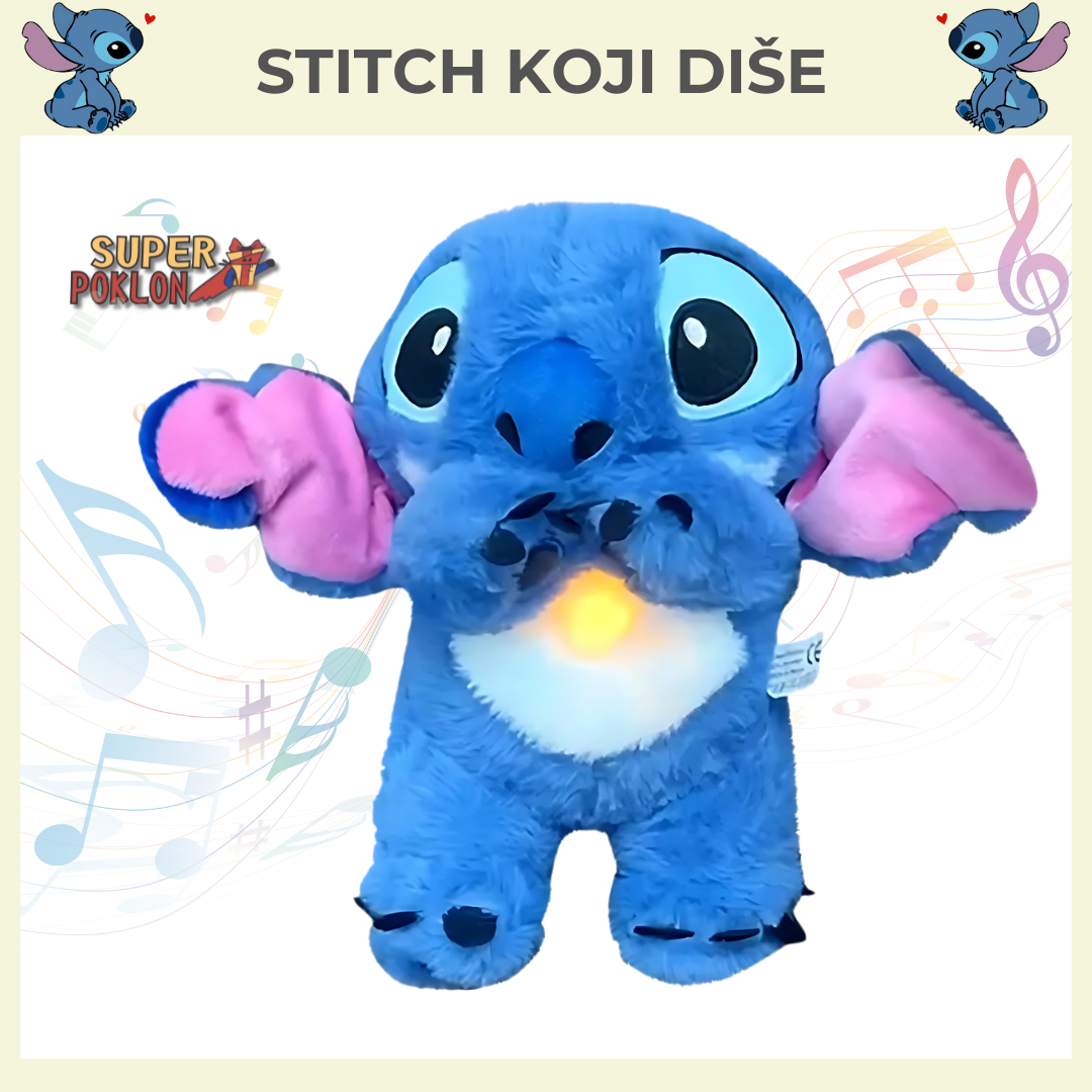 Plišani Stič koji diše – Osvaja Srca! 🎶🌟