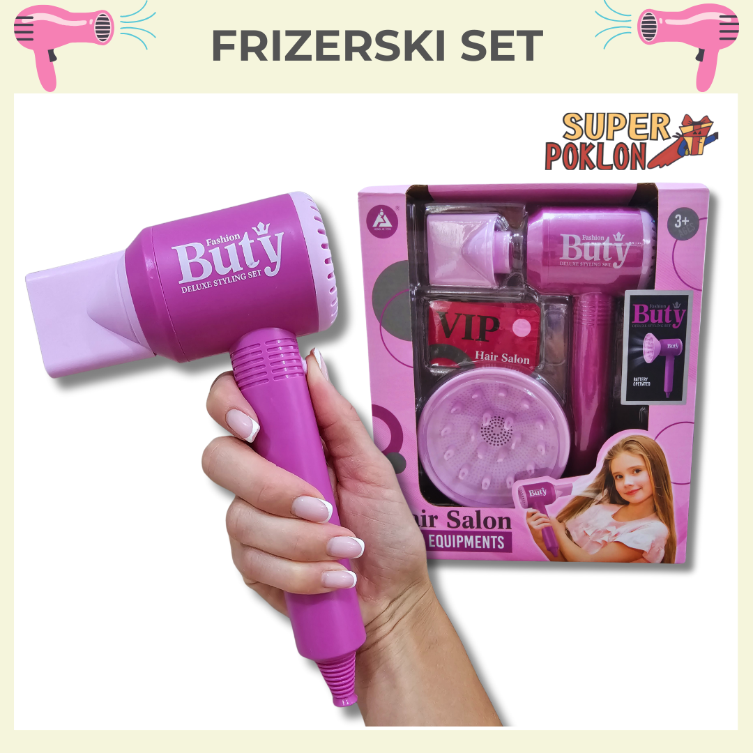 Frizerski Set - Postani Frizerka! 💇♀️👑