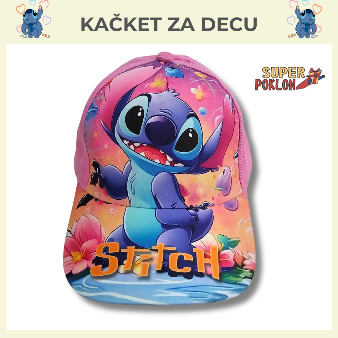 Dečiji Kačket - Avantura sa Stitchem!🧢