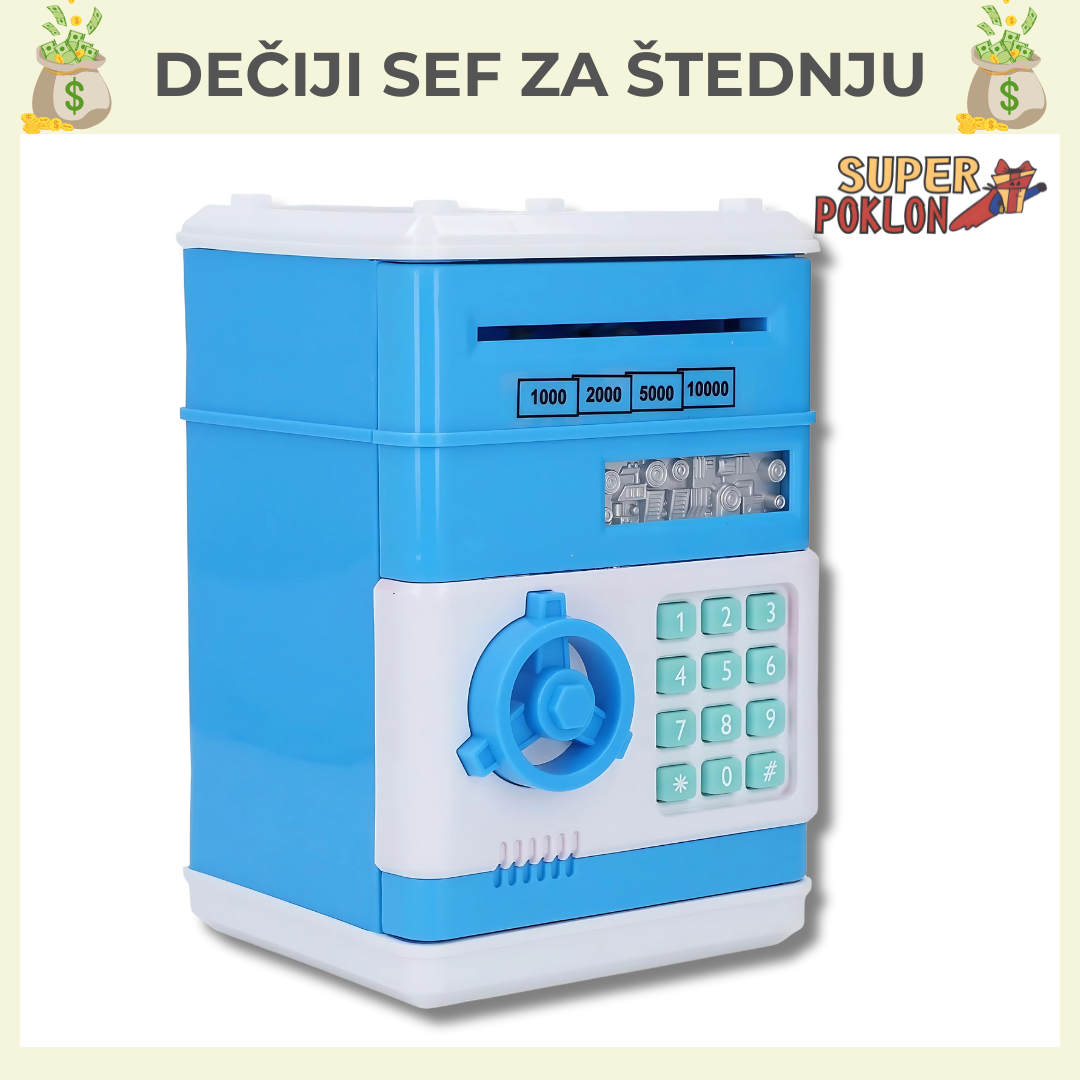 Dečiji Sef za Štednju-Male Štediše!💰