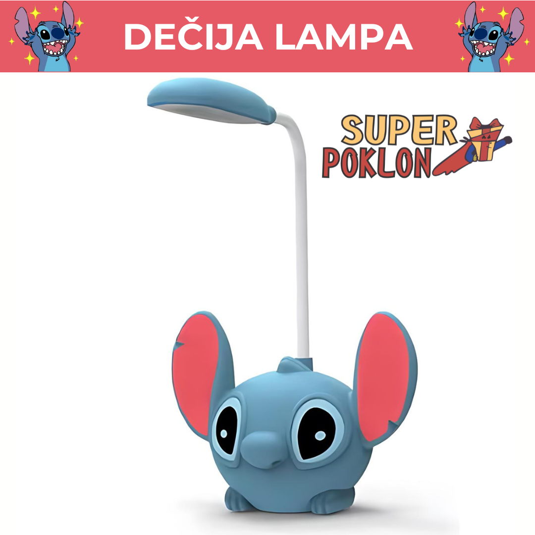 Stona Lampa i Zarezač-Stitch!🧸💡