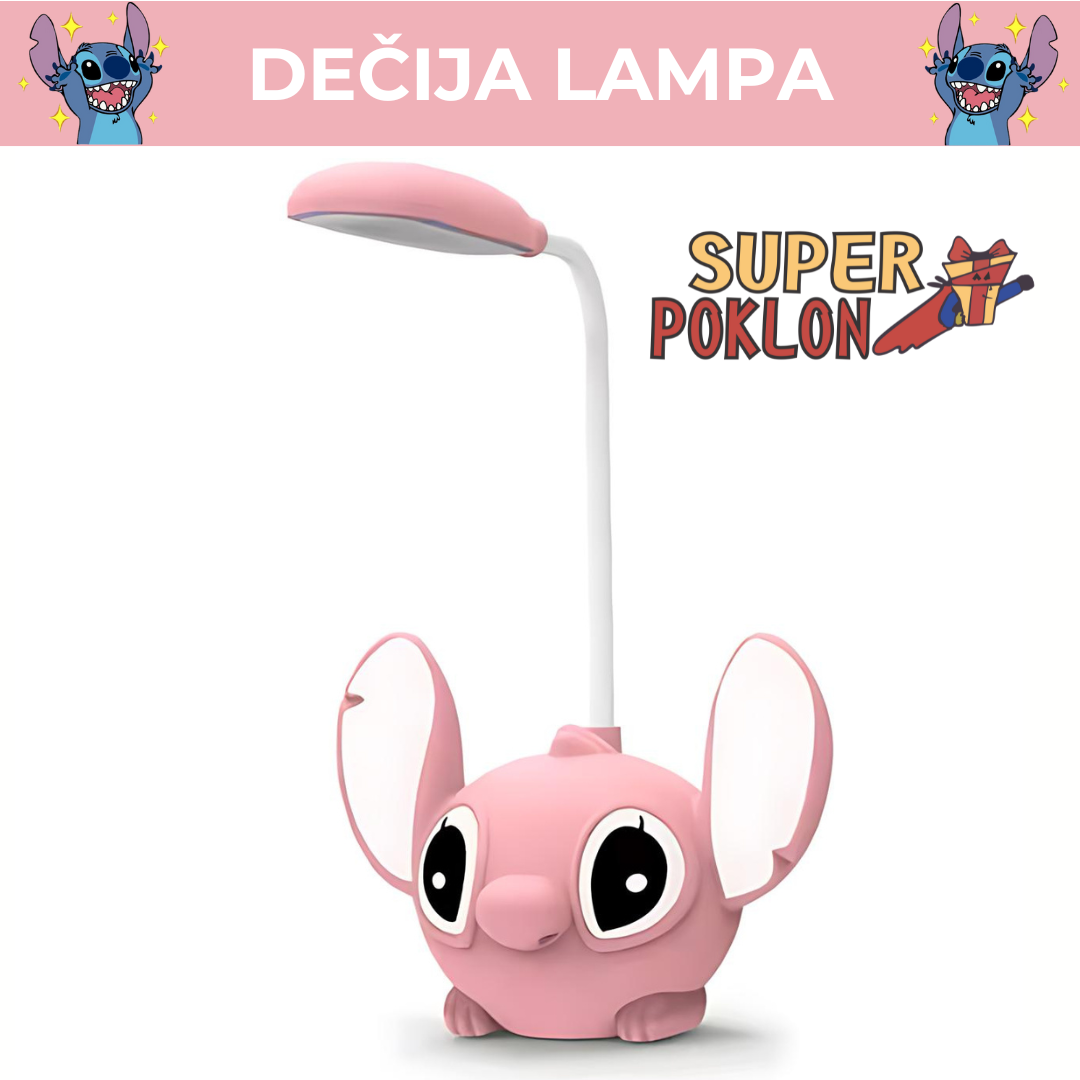 Stona Lampa i Zarezač-Stitch!🧸💡