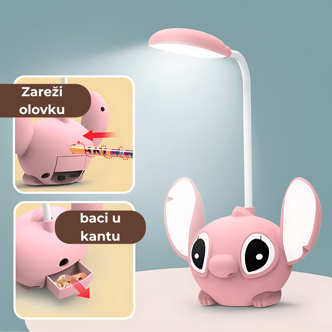 Stona Lampa i Zarezač-Stitch!🧸💡