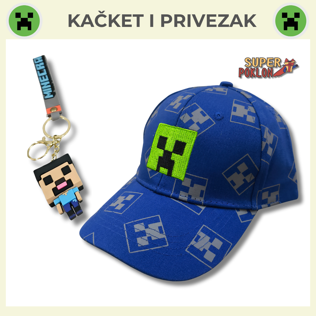 Kačket + Privezak - Mašta i Kreativnost💎⛏️