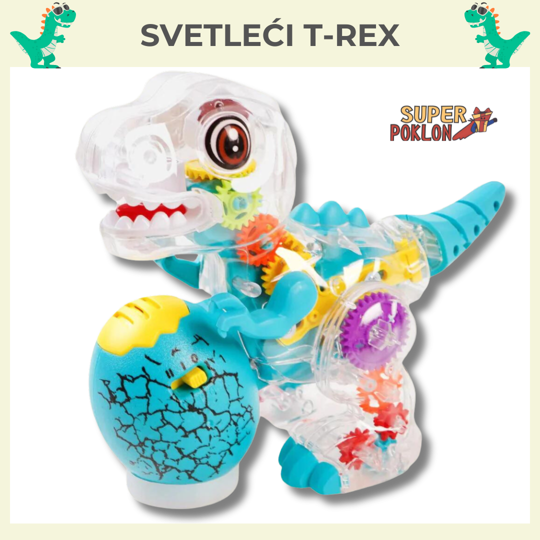 Svetleći Muzički Dinosaurus T-REX🎁