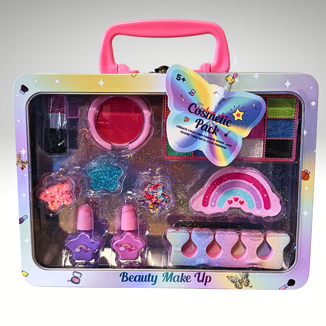 Metalni Koferčić Sa Šminkom- Budi Lepa Svuda