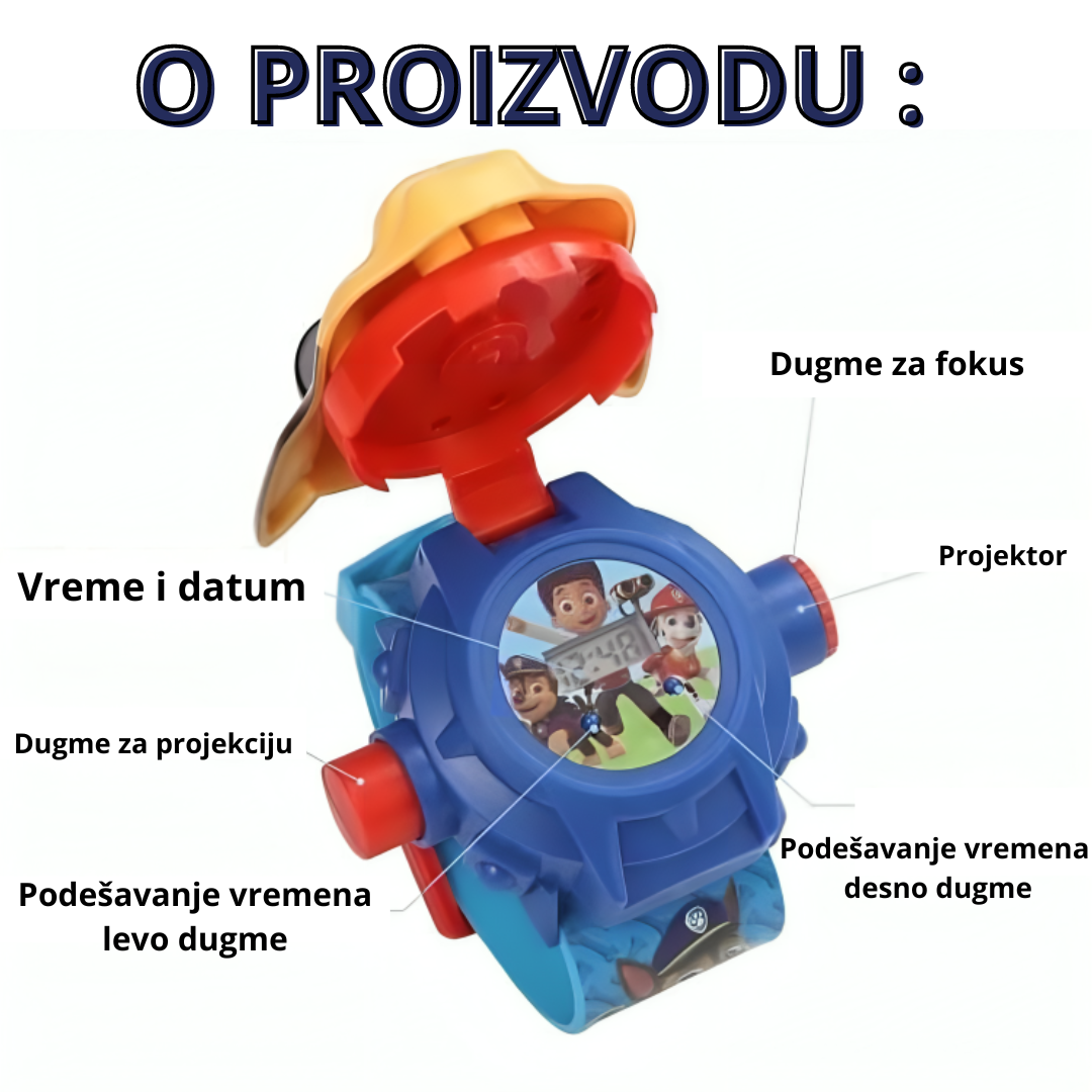 Projekcioni Sat - Šape 🐾🕒VIŠE MODELA