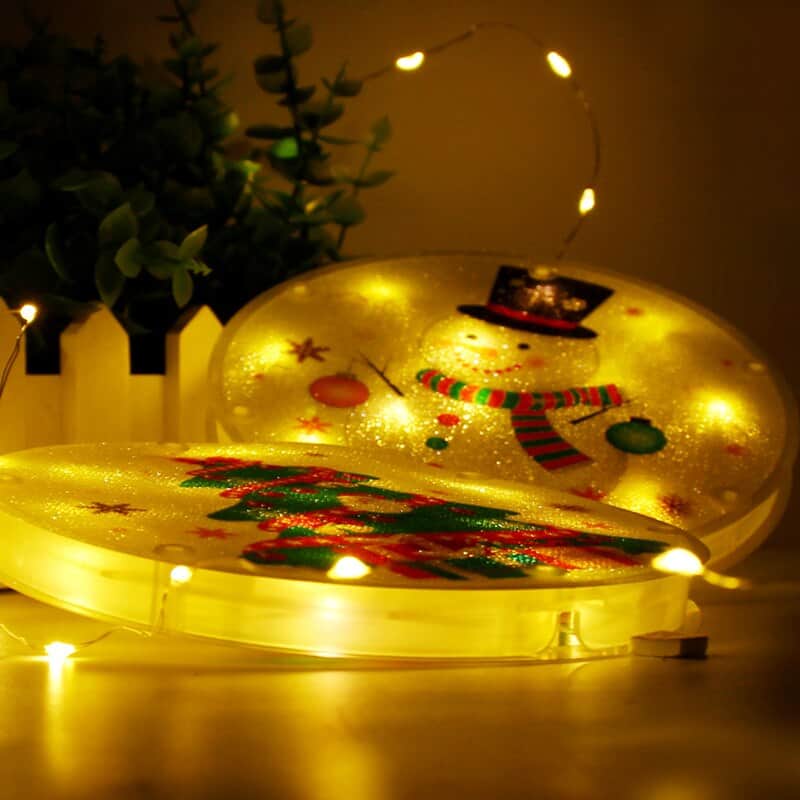Novogodišnji Ukrasi-LED Medaljoni🎄🎁