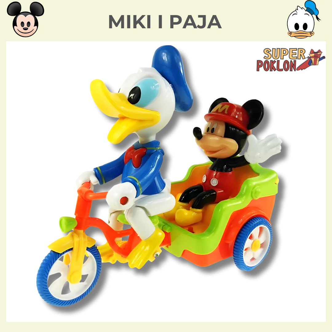 Paja i Miki na bicikli🎁