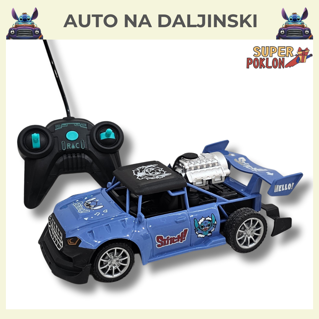 Stitch Auto - Auto Na Daljinski 🚗💨