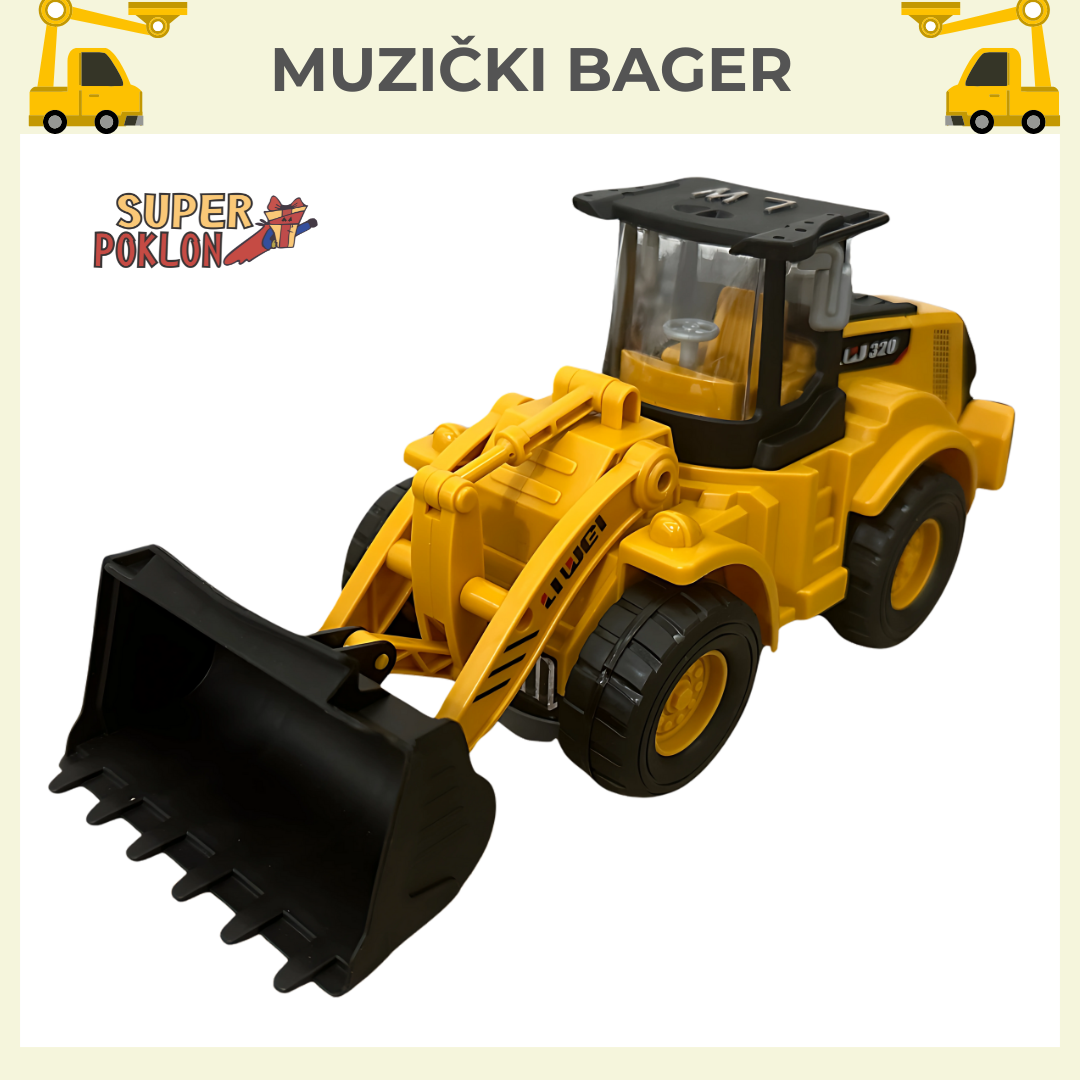 Igračka bager za male graditelje👷
