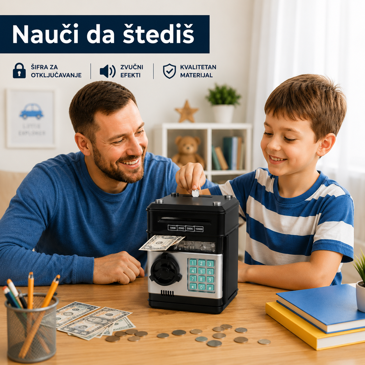 Dečiji Sef za Štednju – Pametna Štednja💸