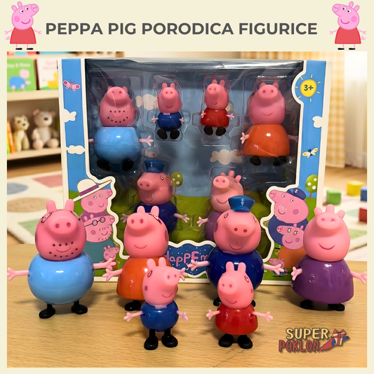 Peppa Pig Porodica- Set Figurica 🐷💖