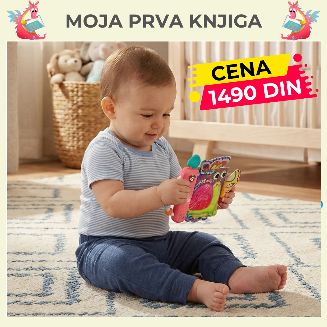 Moja Prva Knjiga – Knjiga Za Bebe! 📖🍼