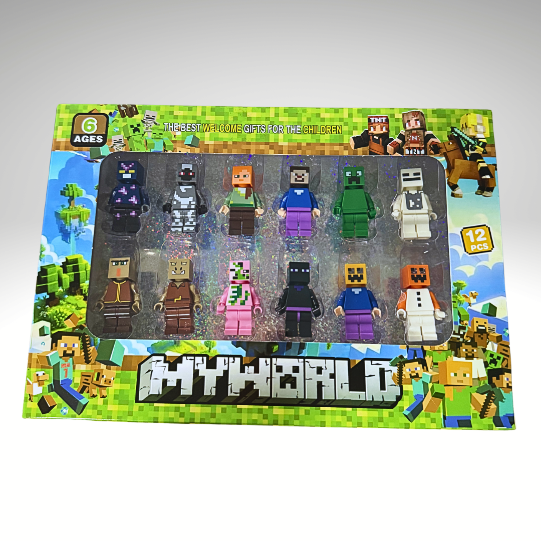 Minecraft Magnetni Set – Kockice i Figurice 🧲