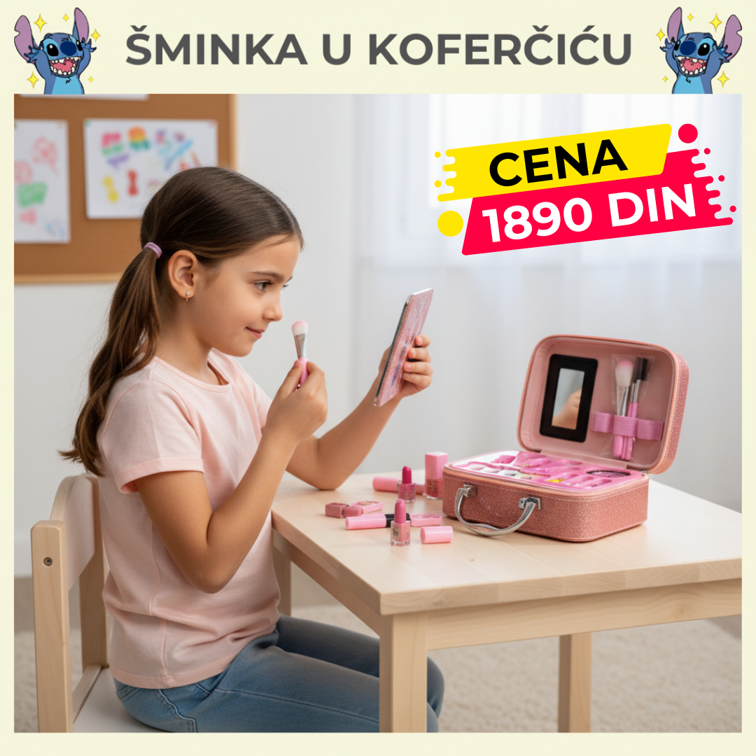 Set Šminke - Stitch Koferčić  !🌟💄