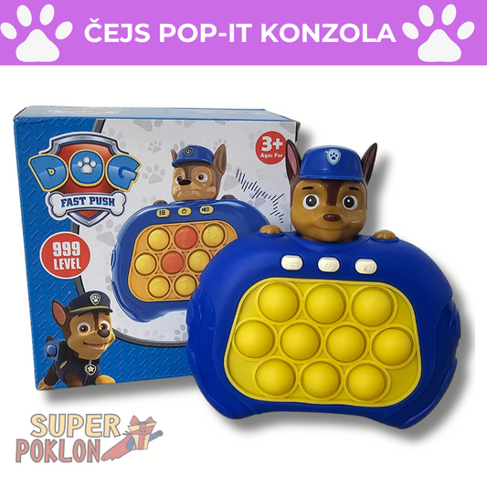 Moćne šape POP IT - Dečija Konzola 4u1🐾