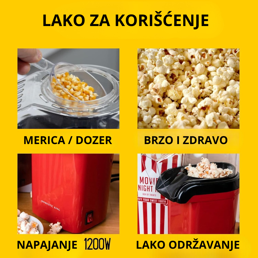 Mini Aparat za Kokice – Brze i Ukusne Kokice kod Kuće 🍿✨