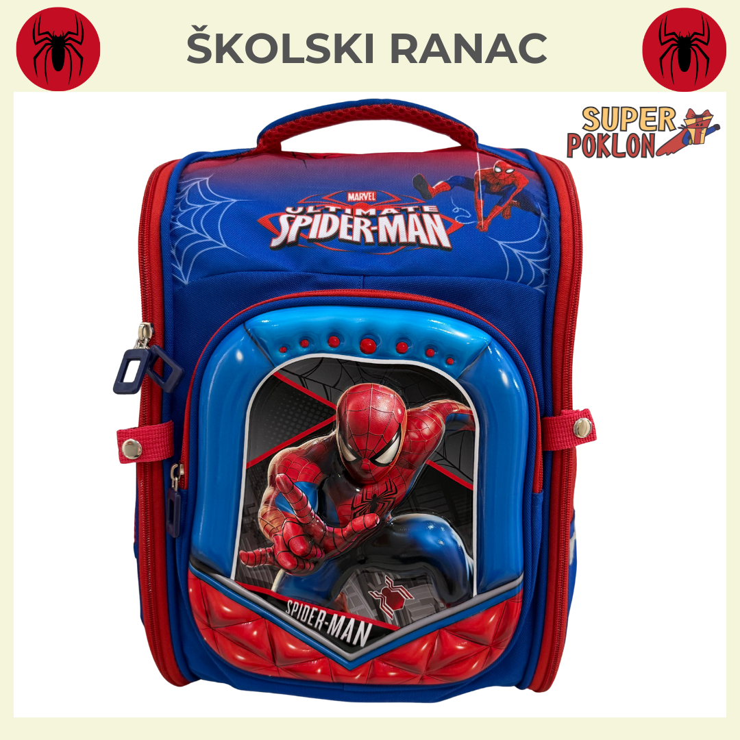 Ergonomski Ranac Za Školu-Avantura🕸️🕷️