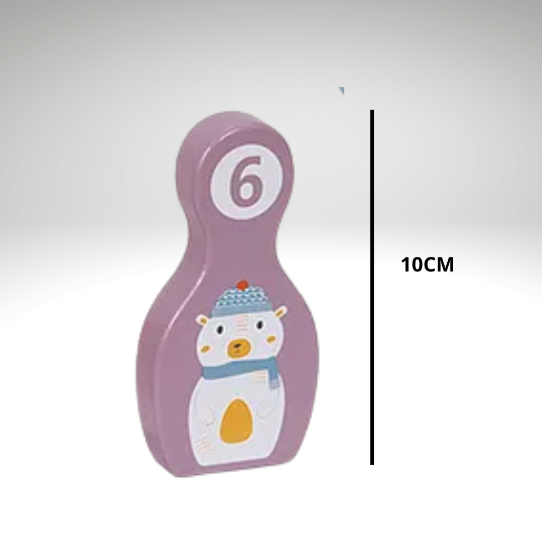 Drveni Set Za Kuglanje-Novogodišnja Zabava!🎄