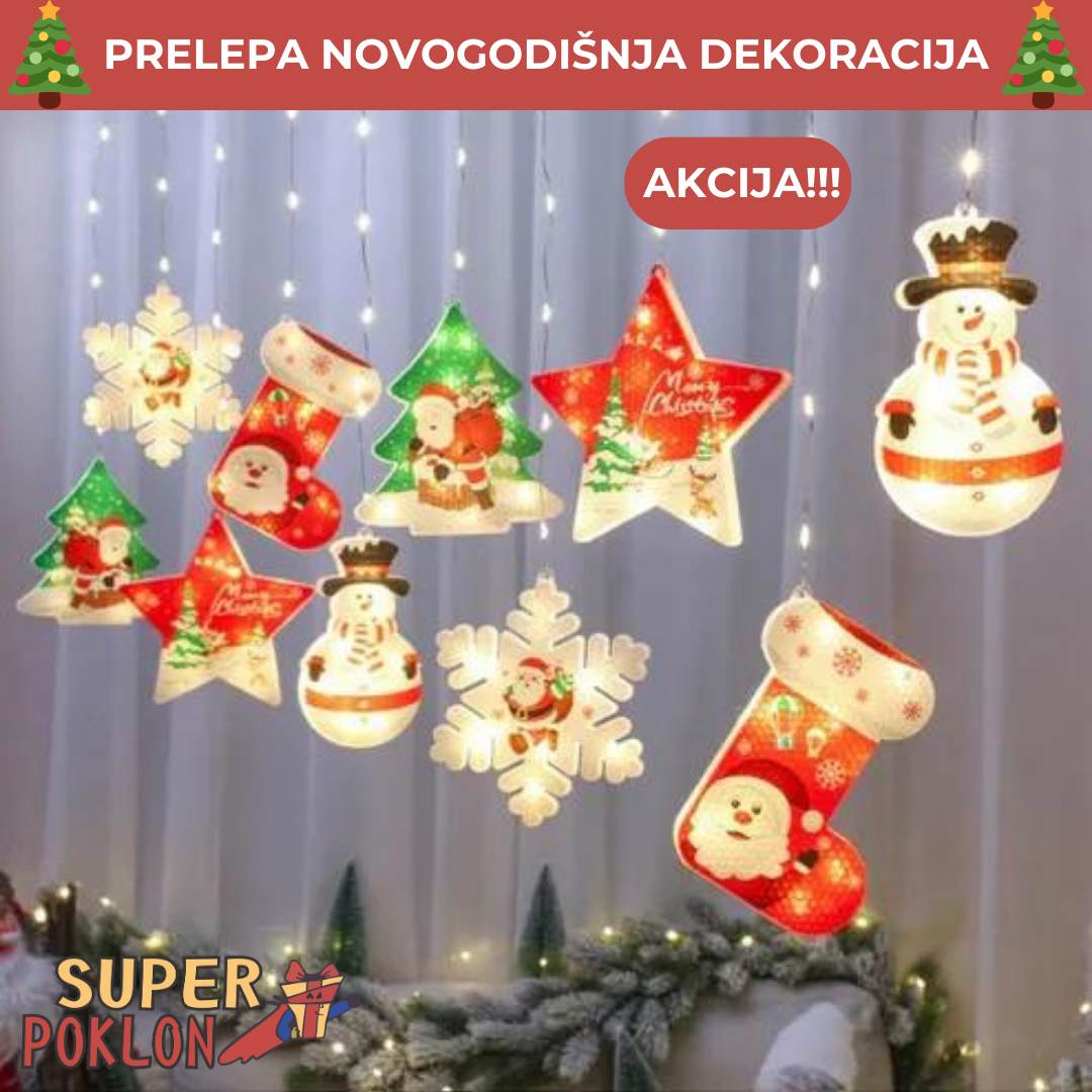 Božićni LED ukrasi 🎄🎁