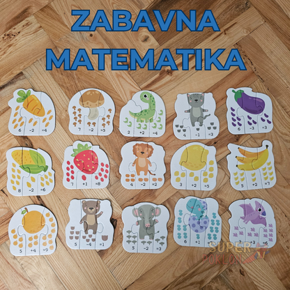 Edukativne puzle-Računam Lako! 🔢🐘