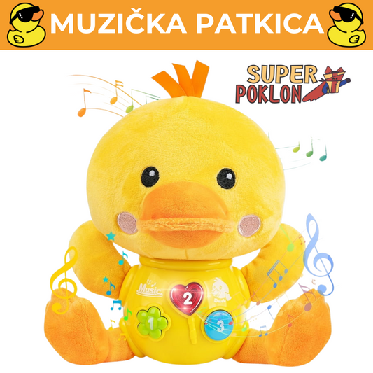 Muzička patkica plišanac ♫⋆｡♪ ₊˚♬
