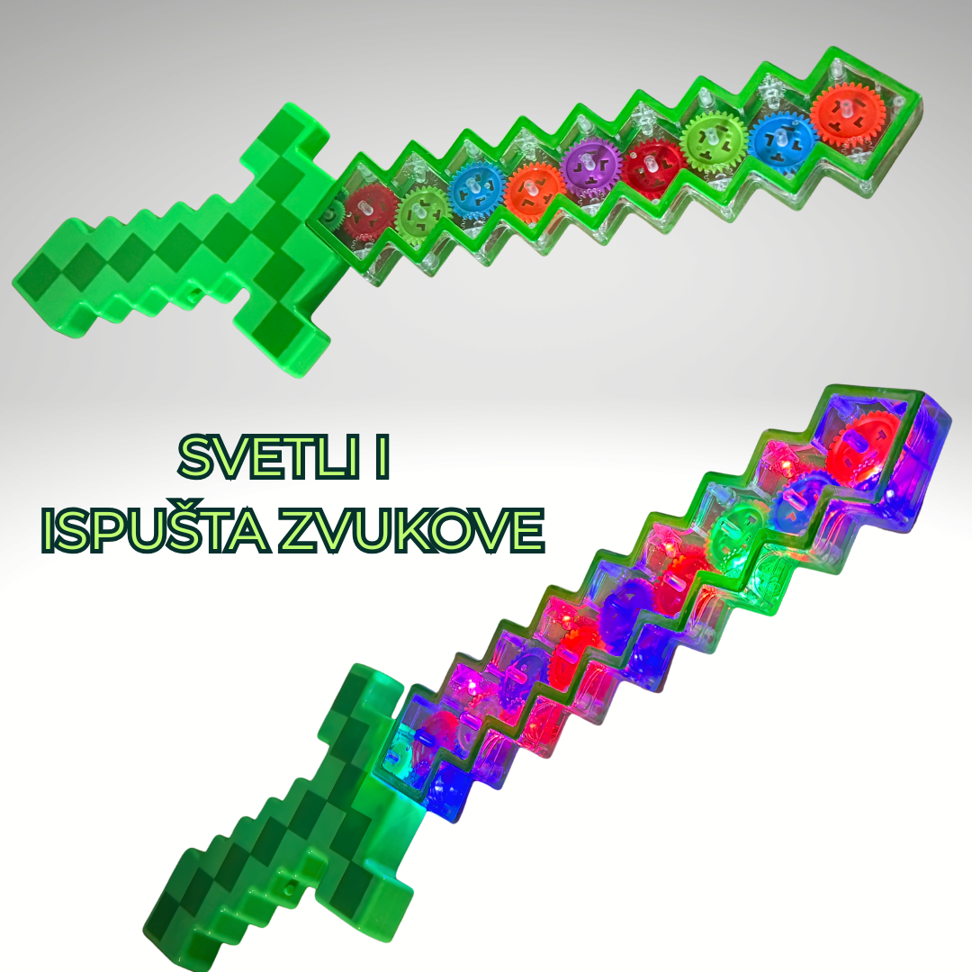 Minecraft Lampa i Mač–Magični Set!💡⚔️