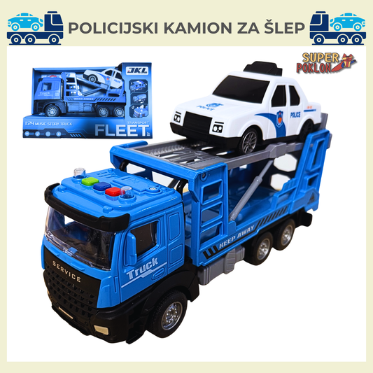 Šlep Kamion sa Policijskim Autom- Super Set🚓🚨