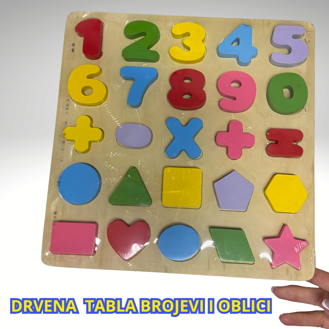 Edukativni Set – Puzle,Brojevi i Igra X-O 🧩🧠