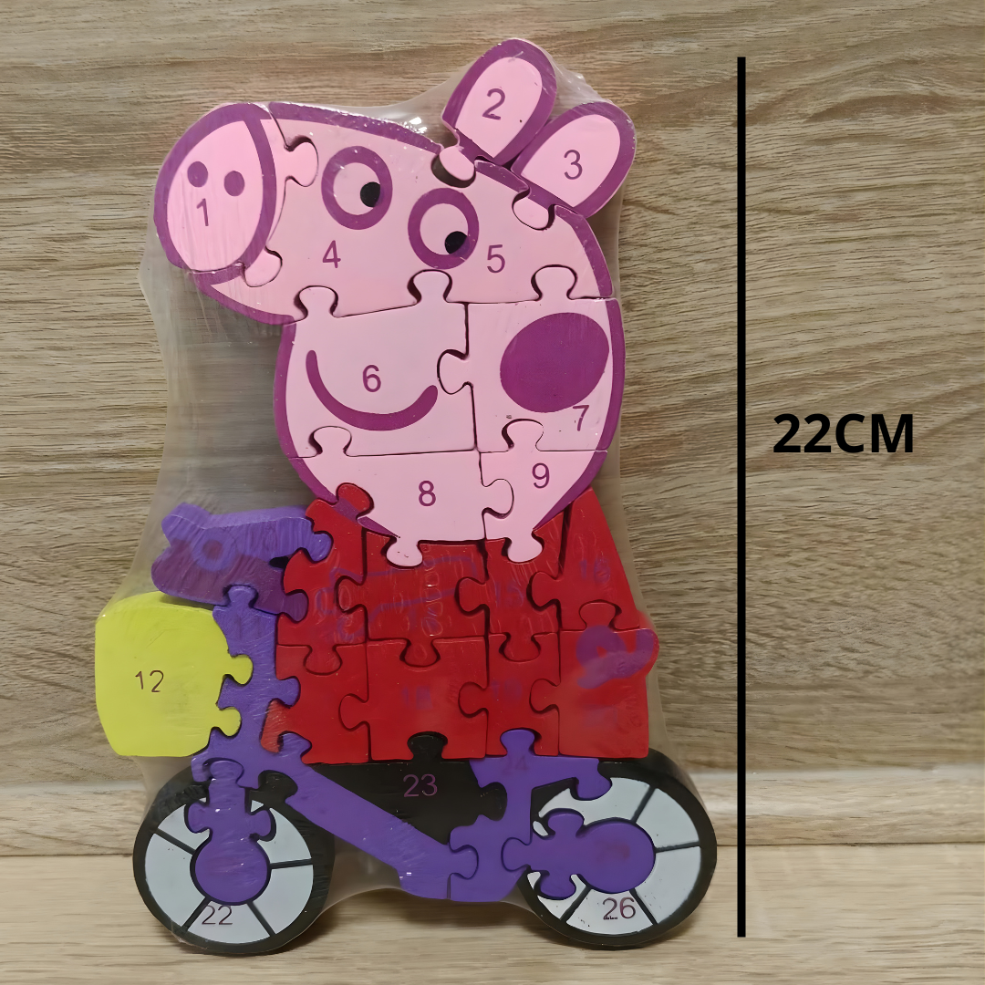 Edukativni Set – Puzle,Brojevi i Igra X-O 🧩🧠