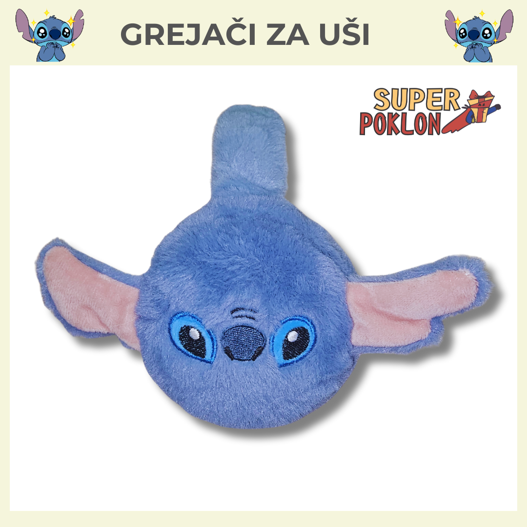 Plišani Grejači Za Uši-Mekani Stitch!❄️✨