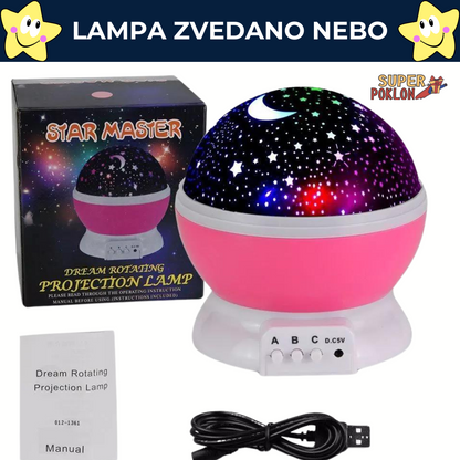 Lampa Zvezdano Nebo - Magija Noćnog Svetla! 🌟🌌