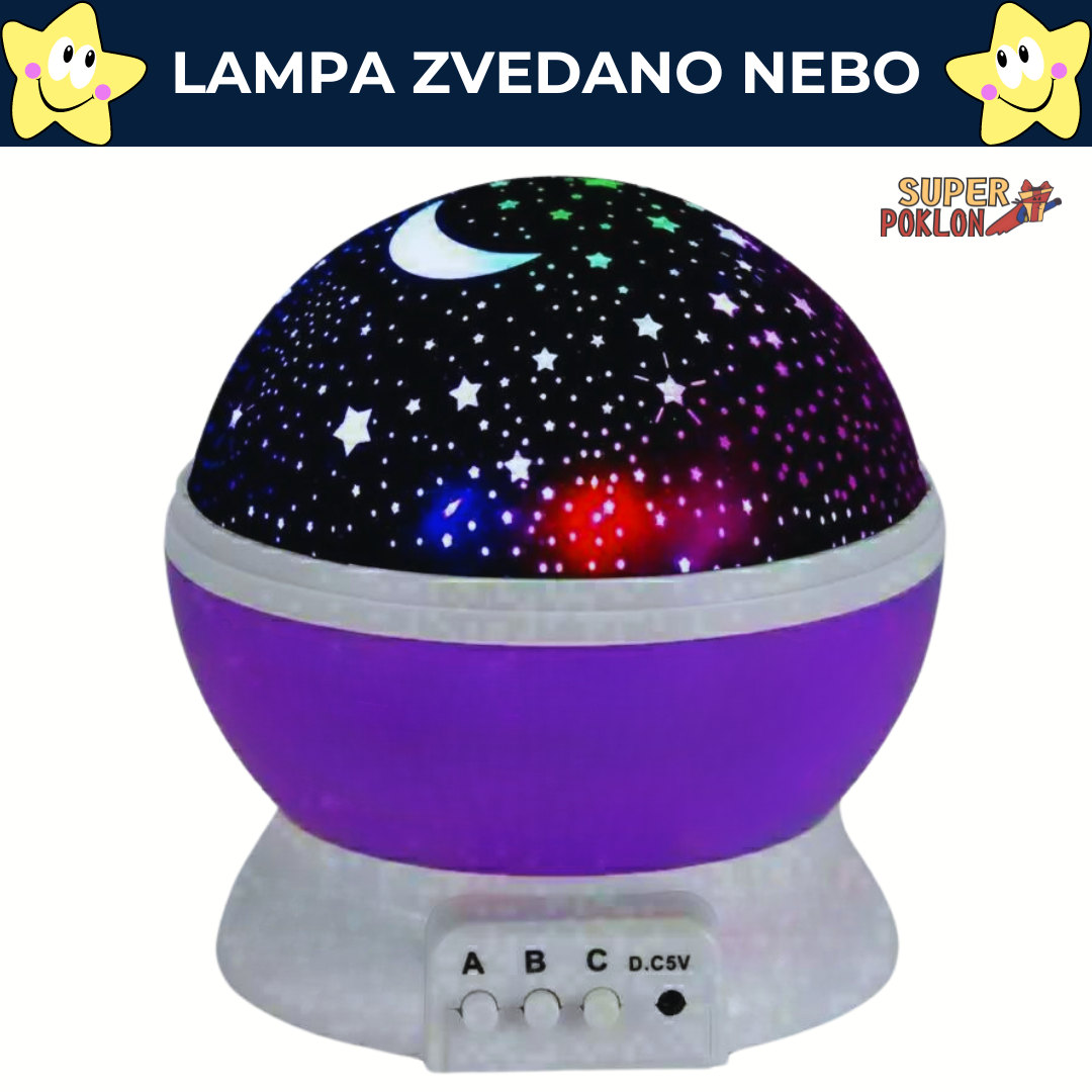 Lampa Zvezdano Nebo - Magija Noćnog Svetla! 🌟🌌