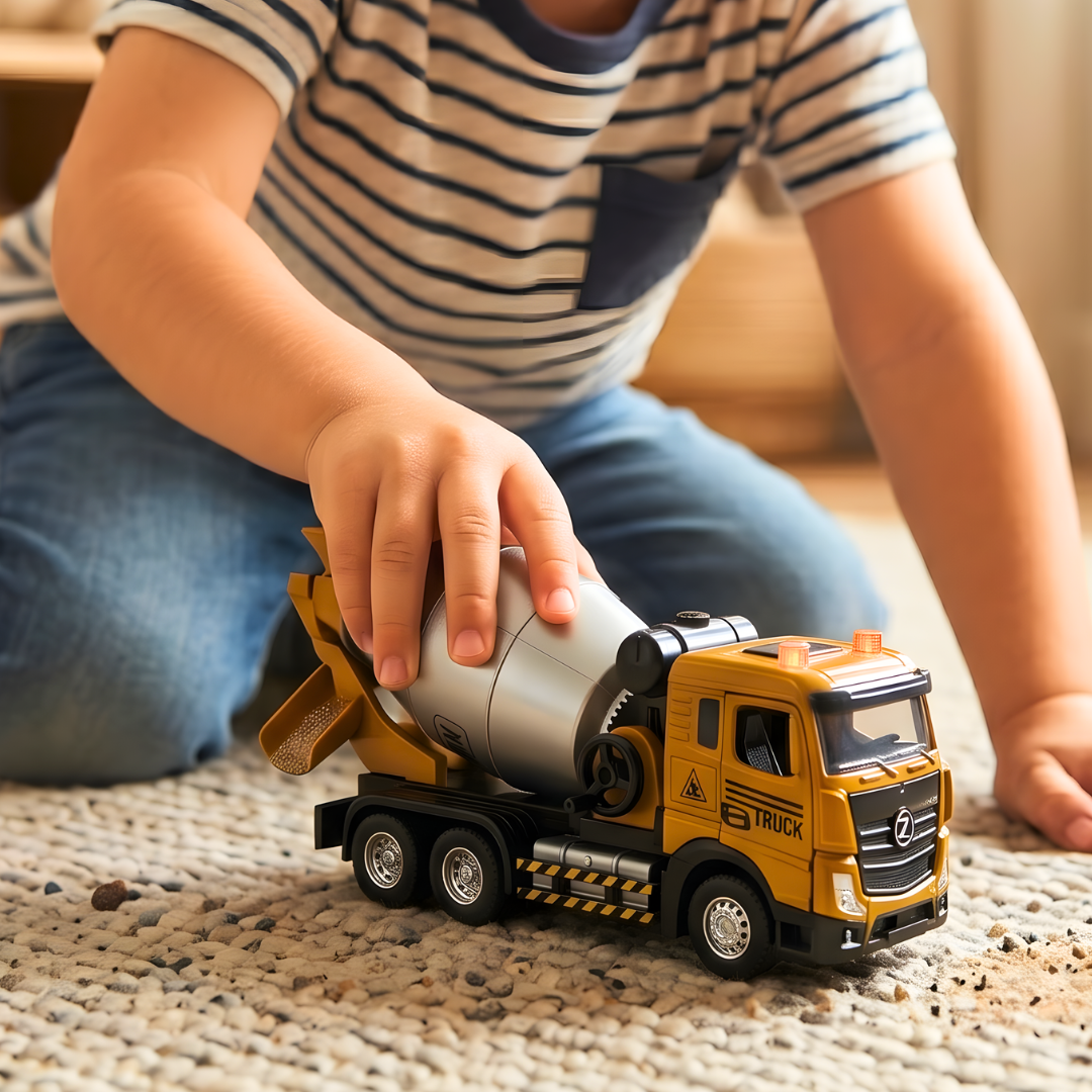 Građevinski Set Vozila – 4 U 1 🚜🏗️