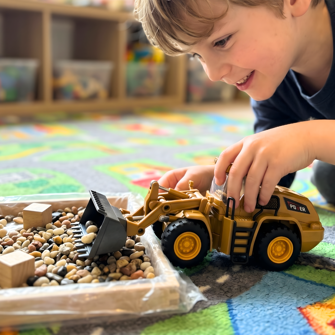 Građevinski Set Vozila – 4 U 1 🚜🏗️