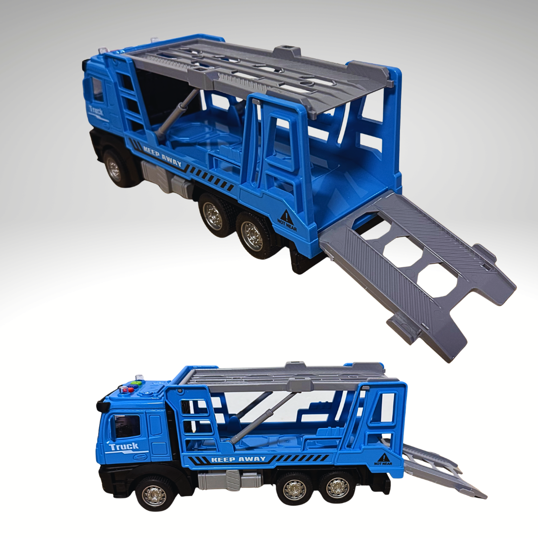 Šlep Kamion sa Policijskim Autom – Svetleći i Muzički Set za Dečake