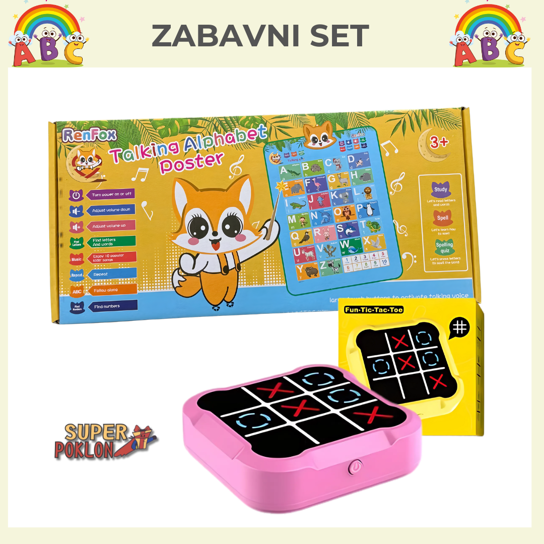 ZABAVNI SET  – učenje I zabava u jednom! 🎉