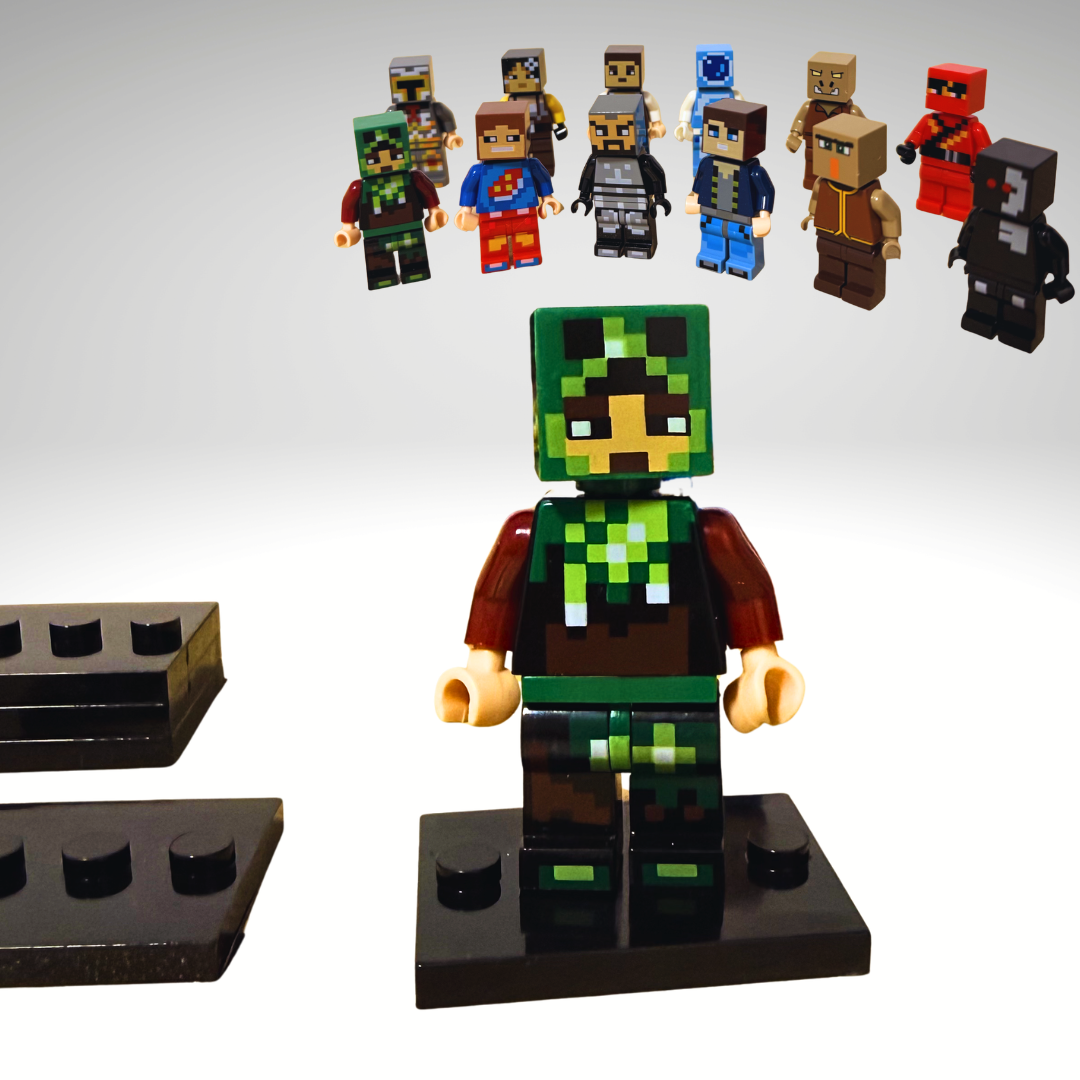 Minecraft Set – 12 Figurica + Svetleći Mač 🧱✨