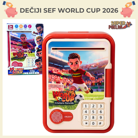 Dečiji Sef Kasica World Cup 2026 - Zabavna Štednja 💰💰