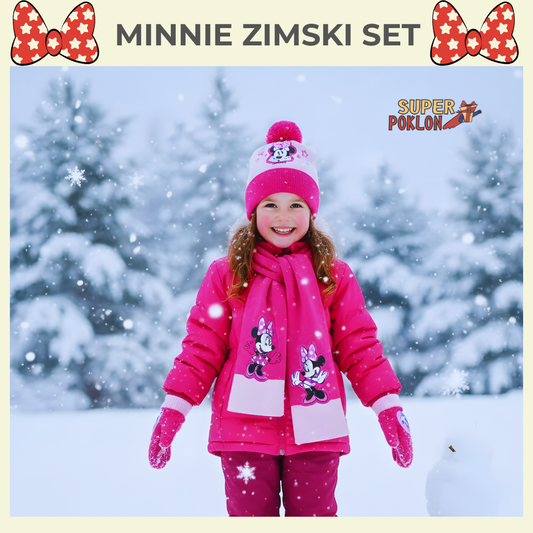 Zimski Set 3 u 1  – Kapa, Šal i Rukavice❄️❄️